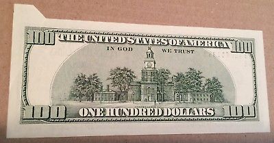 2006 US America Lot of 4 Consecutive $100 Dollar Bill Banknote Serious Cut Error