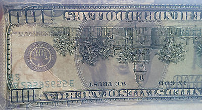 1996 USA America 100 $ Dollar Bill Error Mistake watermark Picture Upside Down