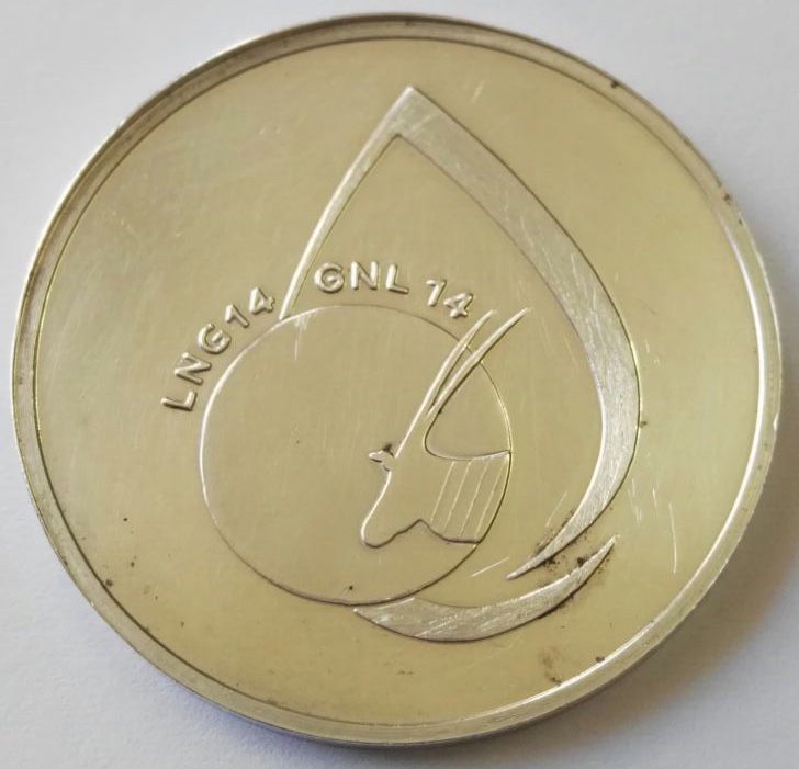 2006 Qatar Petroleum Organizer Silver Medal Coin for Good Faithful Service (XF)