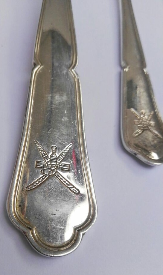 Oman Al Bustan Royal Set of 10 Knifes Forks Spoons Coat of Arms Sultan Qaboos