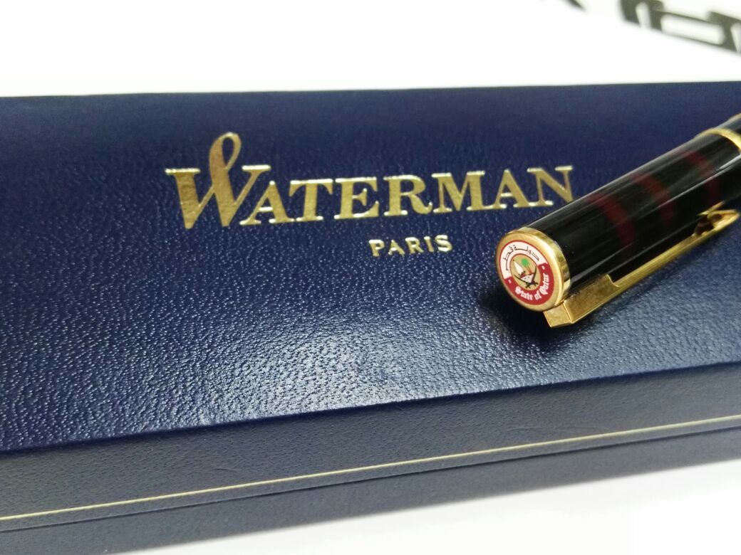 Waterman Fountain Pen Special Edition Gifted by Qatar Government Emir Hamad Rare