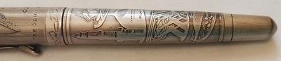 1988 Saudi Arabia King Fahd Fahad Hand Engraved Ball Point Pen Royal Gift