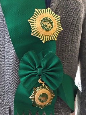 Libya Arab Jamahiriya Order Grand Conqueror Sash Breast Star Badge Medal Qaddafi