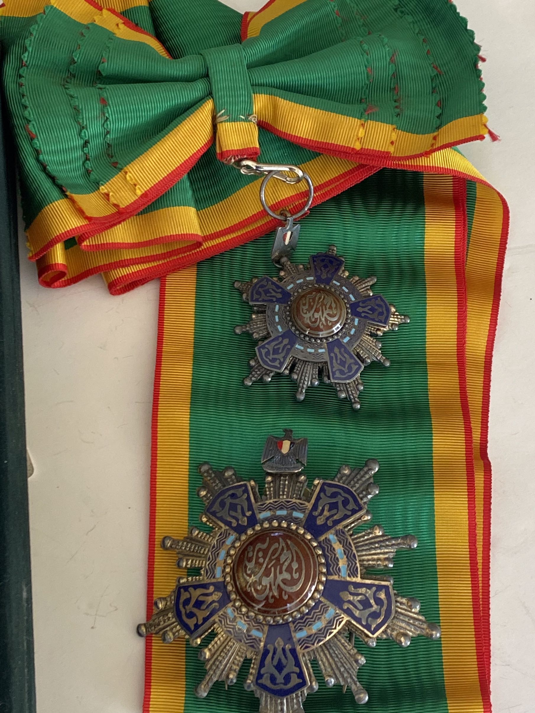 1953 Egypt Order of The Republic Grand Cross 1st Class Sash Badge Medal Nichan