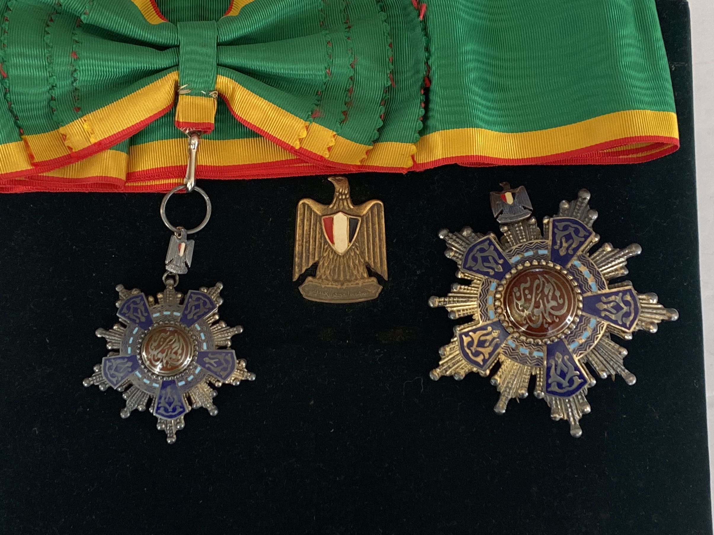 1953 Egypt Order of The Republic Grand Cross 1st Class Sash Badge Medal Nichan