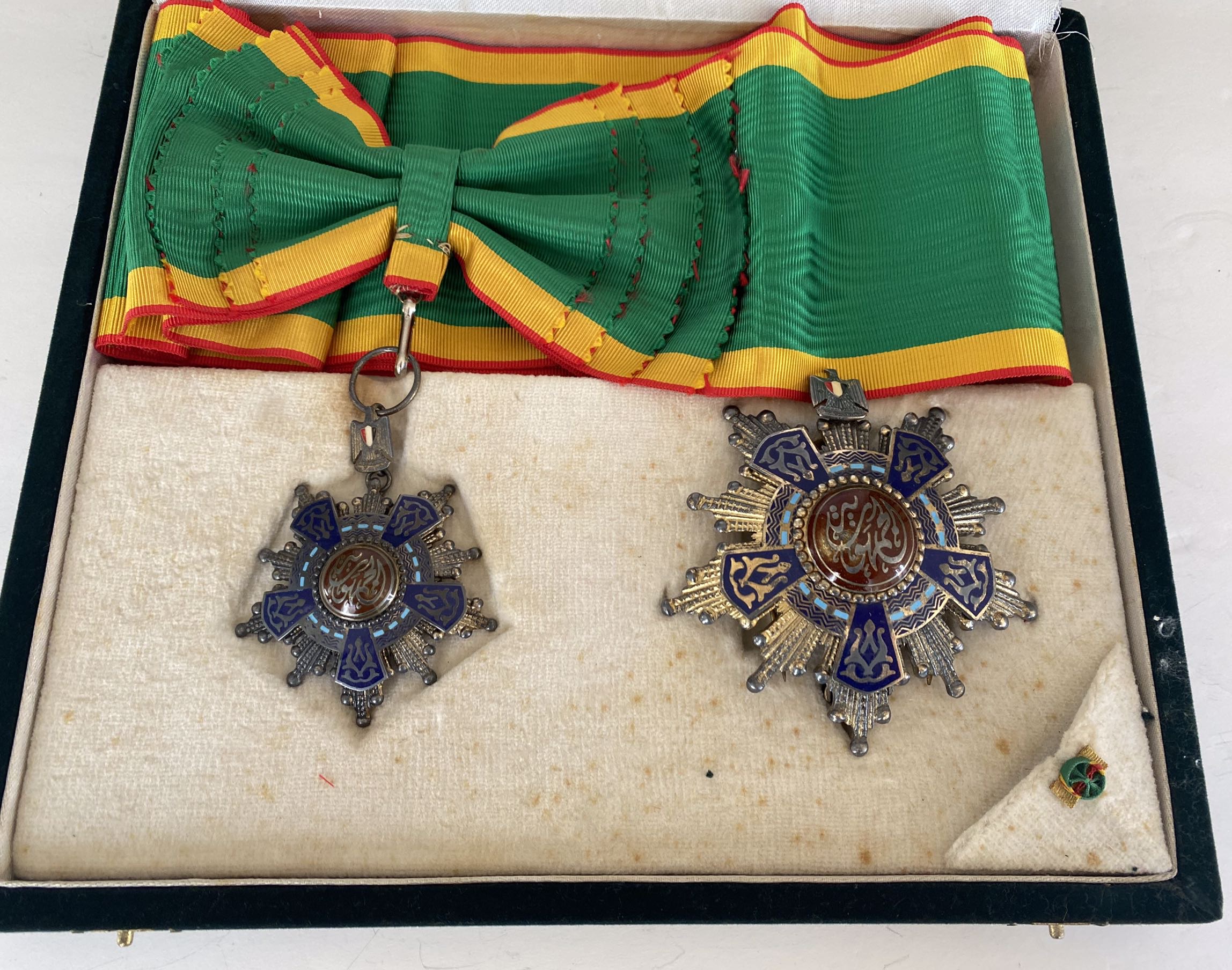 1953 Egypt Order of The Republic Grand Cross 1st Class Sash Badge Medal Nichan
