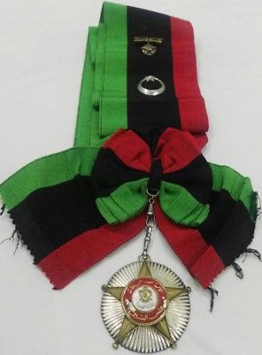 Kingdom of Libya Order of House of Representatives Grand Cross Sash King Idriss