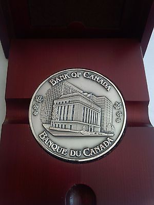 1935 Bank of Canada Commenced Business Commemorative Silver Medal Medallion Rare