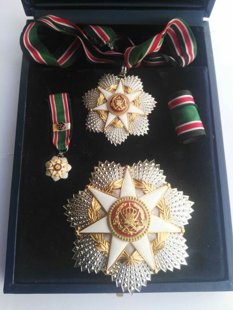 1976 Jordan Order of Military Merit Complete Set Medal Badge Wissam Istihqak
