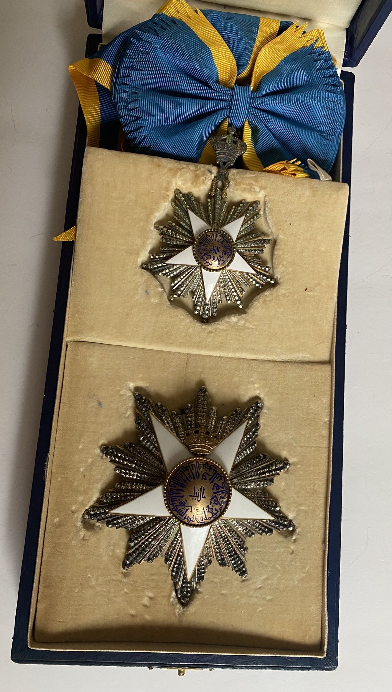 Kingdom of Egypt Order of the Nile Grand Cross Sash (1st Class) Badge Medal Nichan
