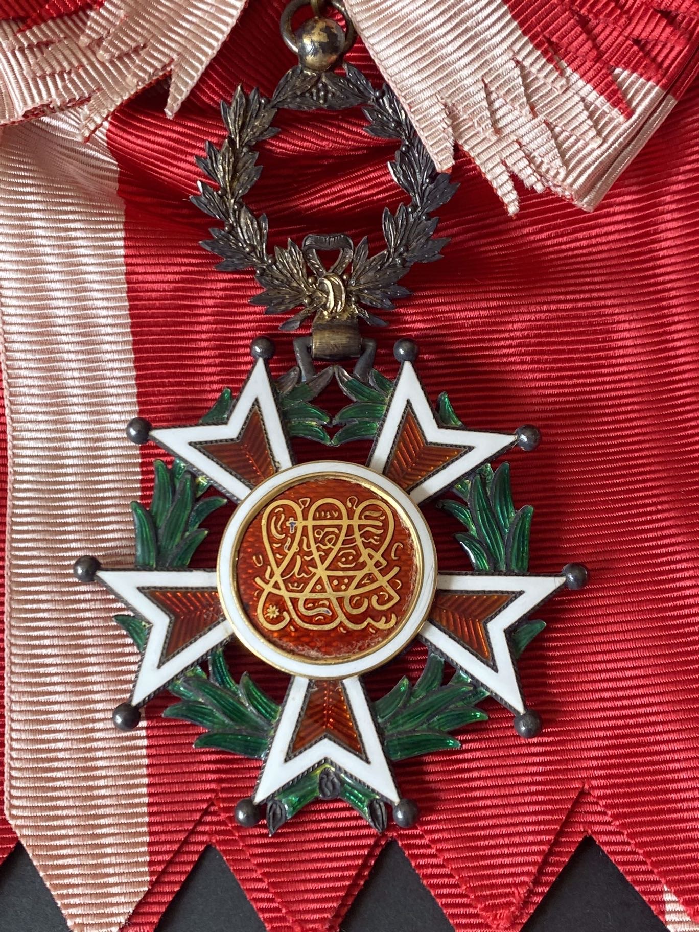 Zanzibar Order of the Brilliant Star Garnd Cross Sash Badge Medal Sultan Hamad