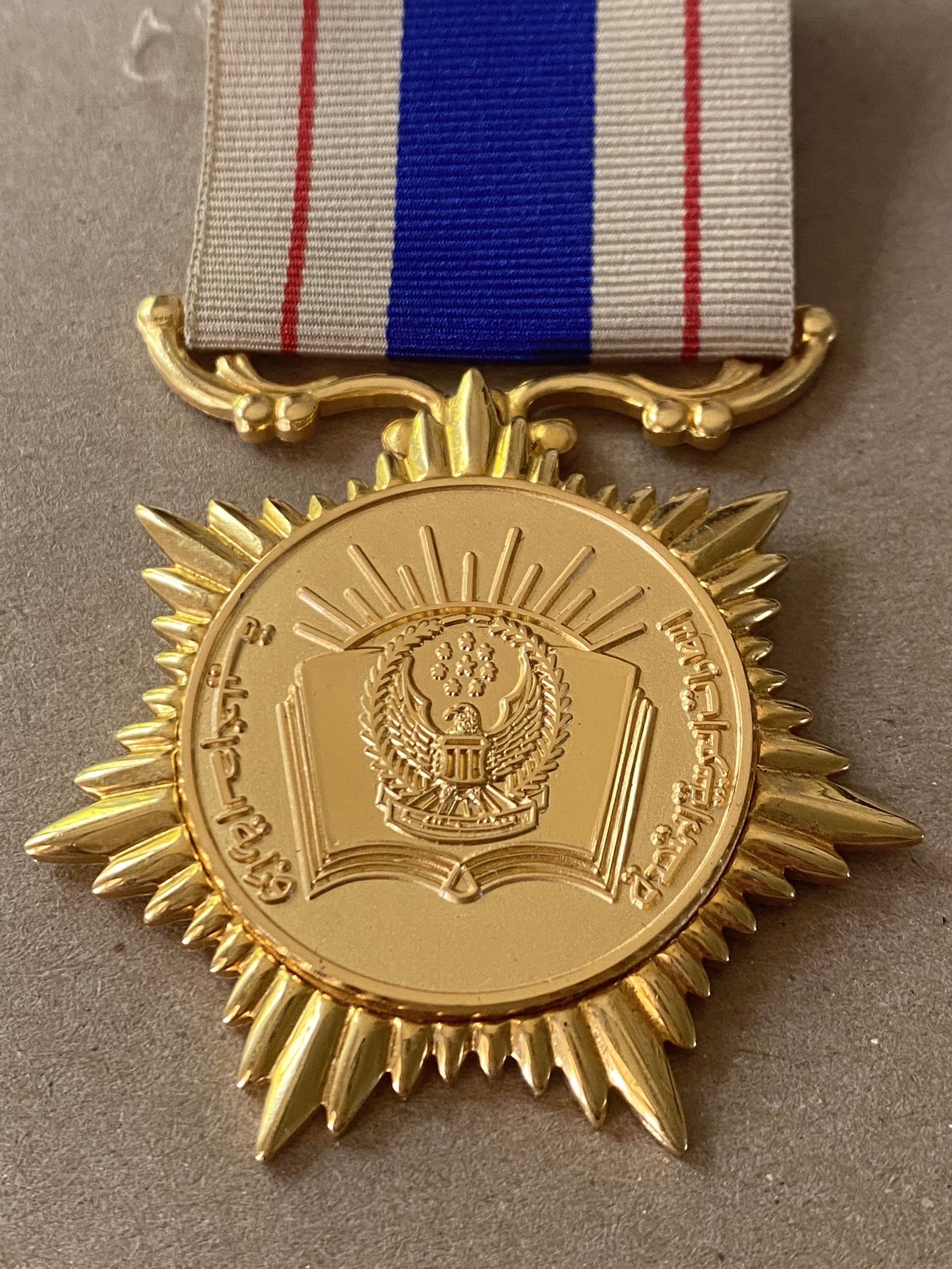 United Arab Emirates UAE Ministry of Interior Order of Superiority Medal Badge