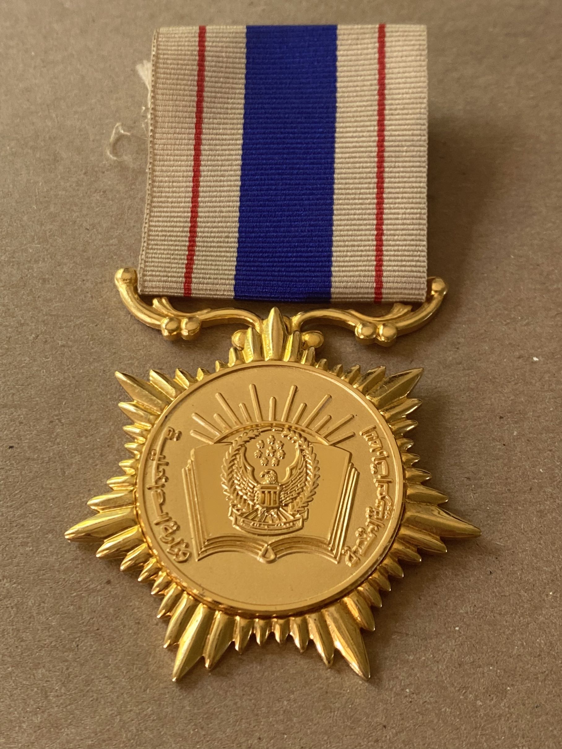 United Arab Emirates UAE Ministry of Interior Order of Superiority Medal Badge