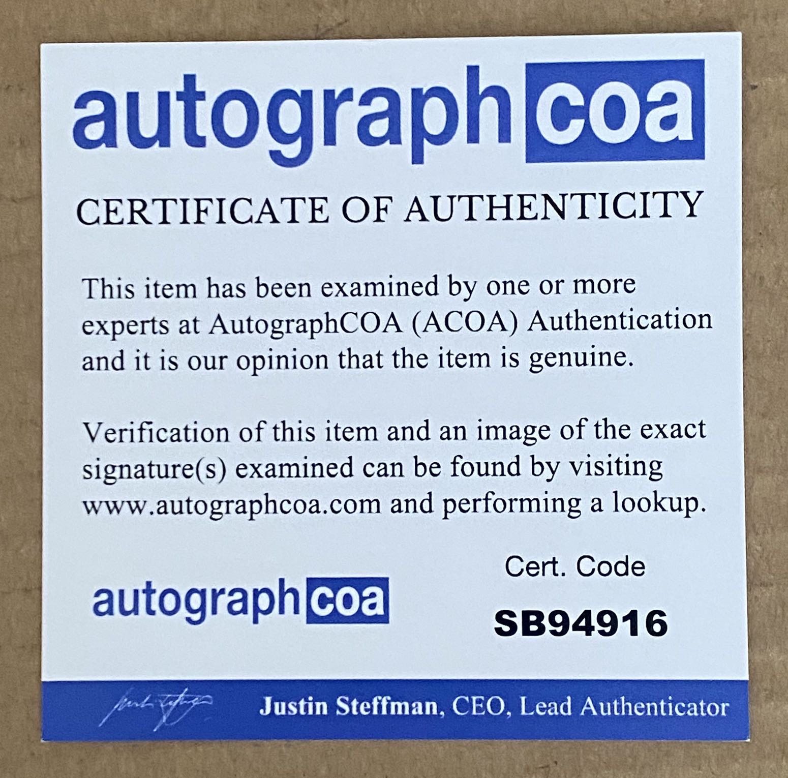 Autograph Saddam Hussein Forbids Uday from Awarding the Iraq Military Officers