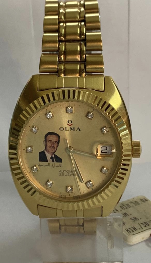 Vintage Olma Automatic Men Watch Special Edition Syria Hafez Assad Politics Dep.