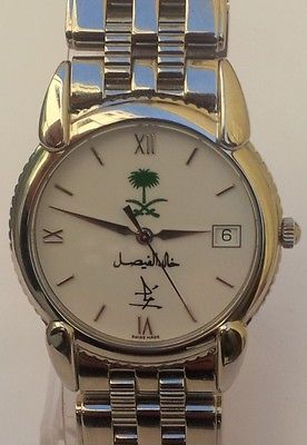 Concord Quartz Men's Watch Saudi Arabia Royal Gift Prince Khalid Bin Faisal Rare