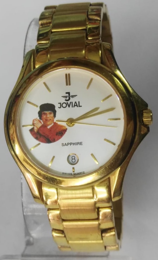 Jovial Sapphire Quartz 3609G Libya Qaddafi Special Edition Men’s Swiss Watch