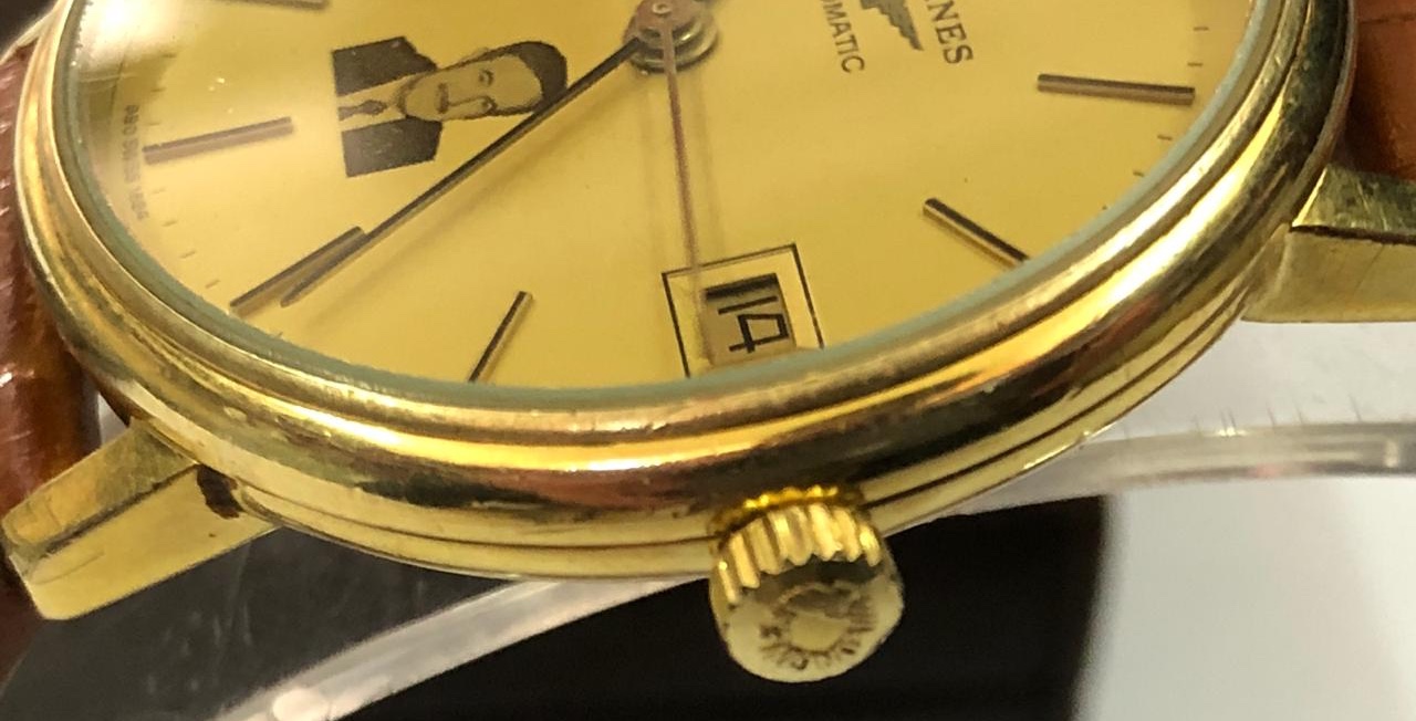 Longines Automatic Men’s Watch Gift from Syrian President Hafez Al Assad ساعة لونجينز اتوماتيك هدية من الريس السوري حافظ الاسد