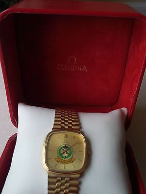 Omega Seamaster 1377 Watch Saudi Arabia Infantry Crops Military for Long Service