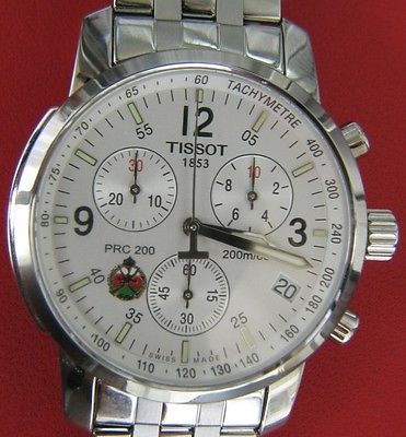 Tissot Chronograph PRC 200 Tachymetre Oman Gift by Sultan Qaboos Swiss Men Watch