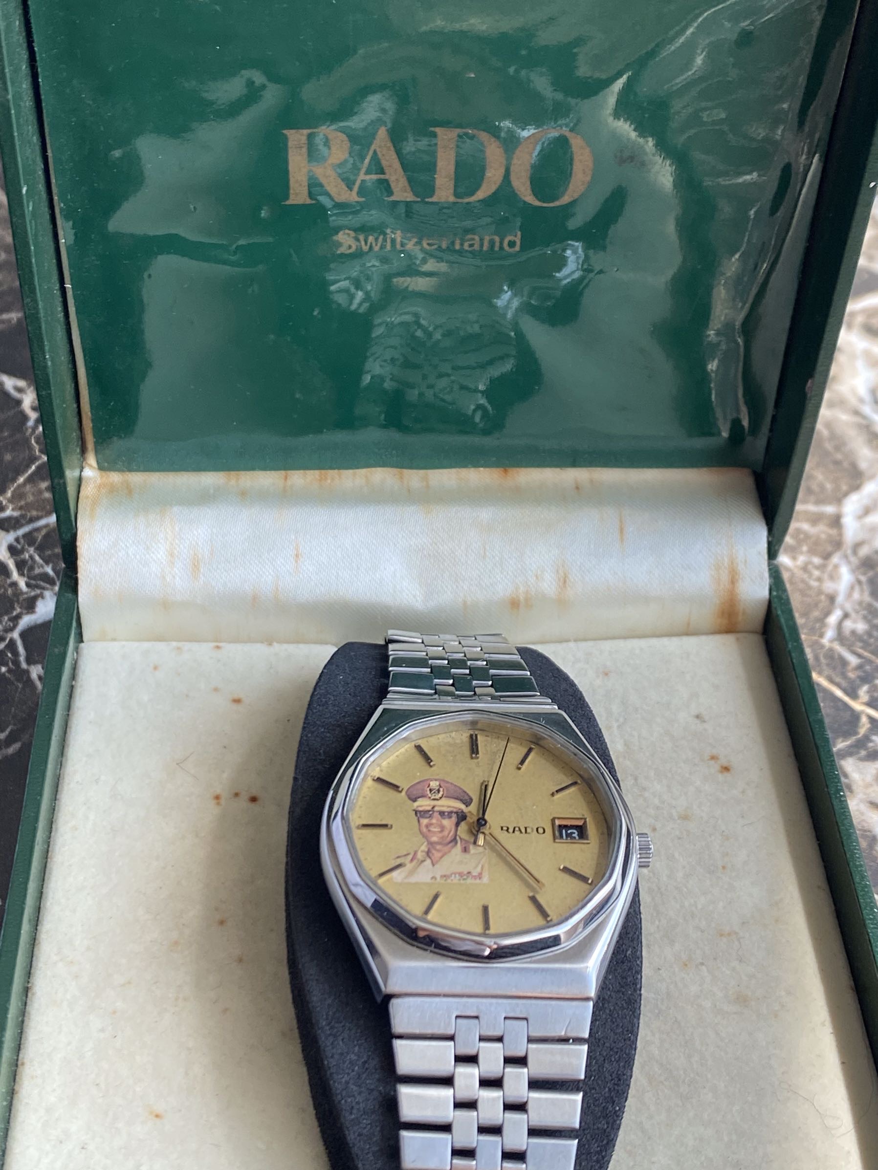 Rado Automatic Men’s Swiss Watch Special Edition Muammar Gaddafi Libya Qaddafi