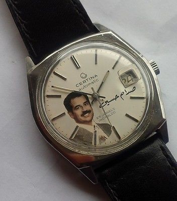 Certina Automatic Incabloc 919 - 1 Watch Presidential Gift Saddam Hussein Iraq