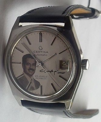 Certina Automatic Incabloc 919 - 1 Watch Presidential Gift Saddam Hussein Iraq