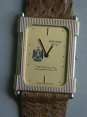 Favre Leuba Geneve Design Iraq Saddam Hussein Swiss Men's Watch Iran War 47.142
