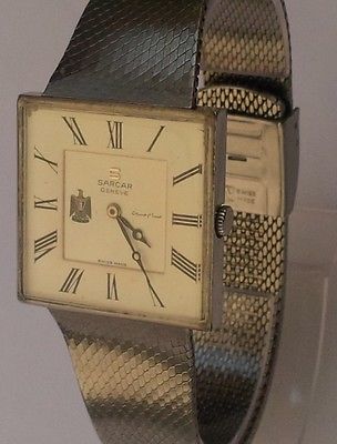 Vintage Sarcar Geneve Manual Iraq Saddam Hussein Special Edition Watch Iran War