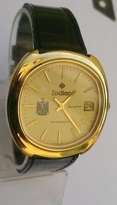 Vintage Zodiac 119 Astroquartz Iraq Saddam Hussein Special Edition Watch