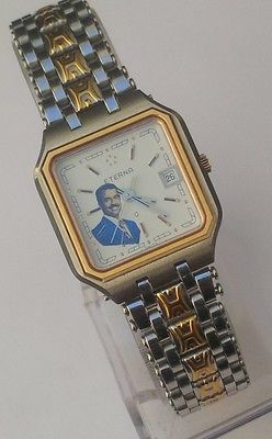 Eterna Quartz Iraq Saddam Hussein Swiss Women's Watch Iran War White Dial